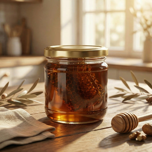 Miel de Abeja Pura con Panal