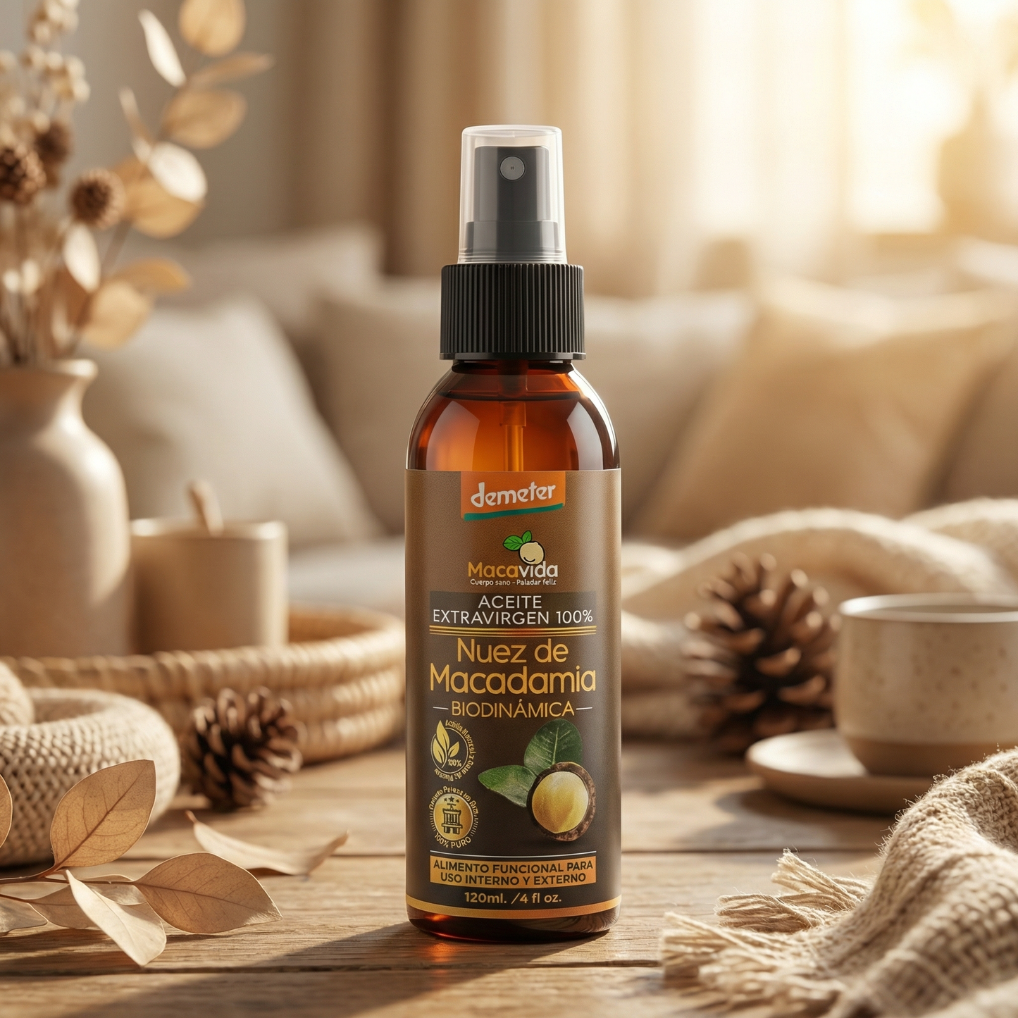 Aceite de Macadamia Extra Virgen